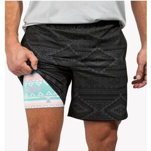 Chubbies Men's The Quests 5" Short Aztec print Size Small athleisure activewear